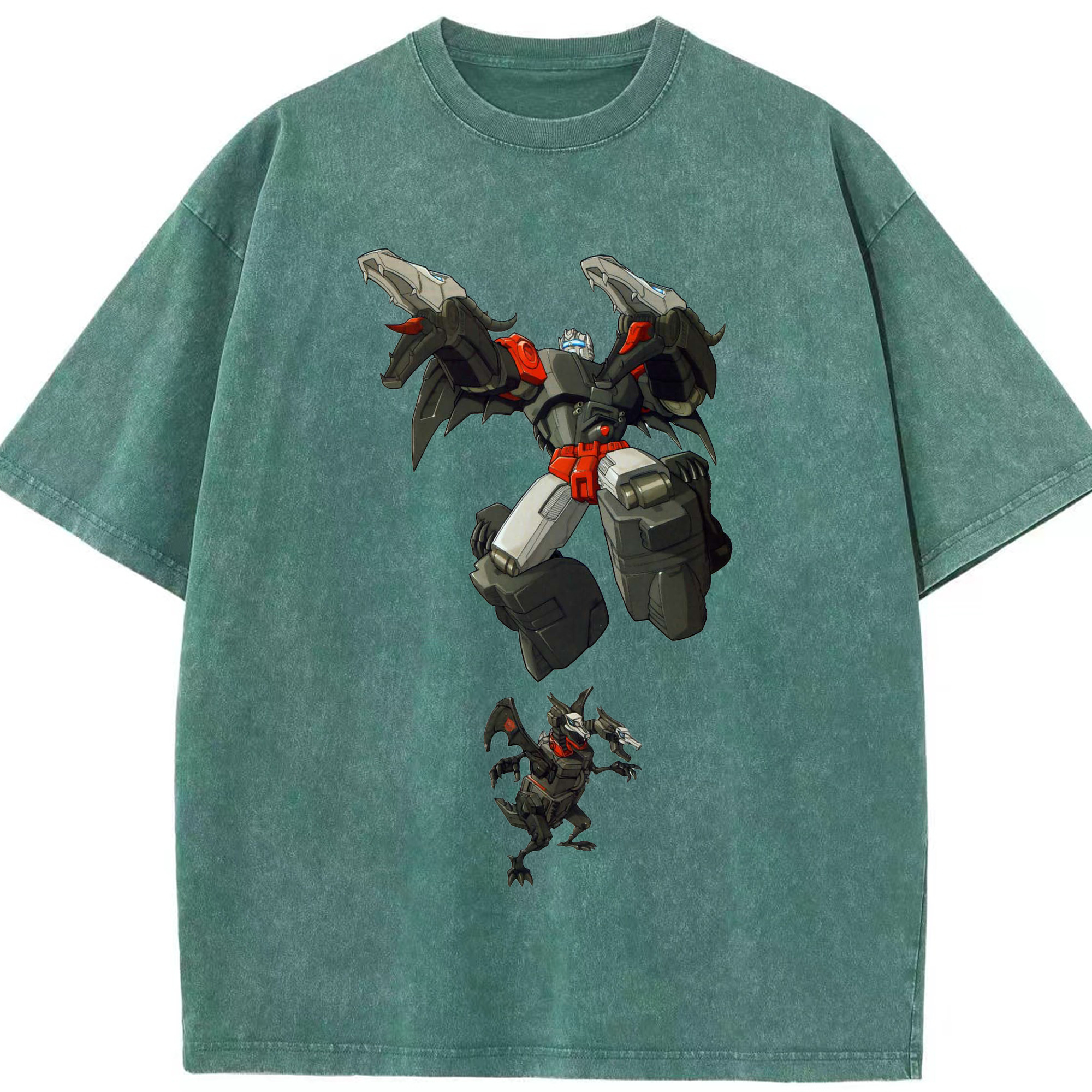 （画像用）  綿100% ヴィンテージ風 半袖Tシャツ（フロントプリント）